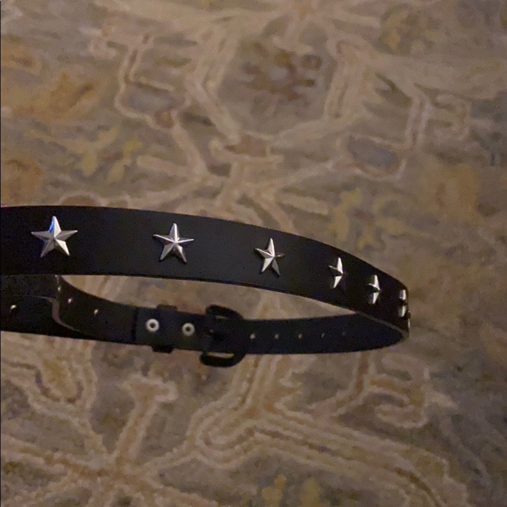 Brand New Star Studded black belt